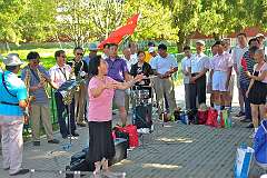 Beijing, China, 2011 - Old revolutionary songs sung in the Temple of Heaven Park.