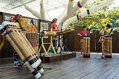 Chenggong, Taitung, Taiwan, 2014 - Musical performance by the indigenous Amis (Pancah) people in Amis Folk Centre.