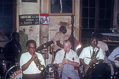 New Orleans, Louisiana, USA, 1980 - The Preservation Hall Jazz Band, preserving classic jazz.