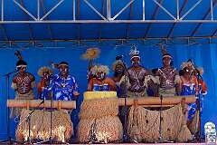 Nouméa, New Caledonia, 2013 - Kanak music and singing performance by the group “We Ce Ca”.