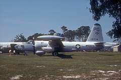 A Lockheed P2V Neptune (later designated by the U.S. Navy as  P-2), a Maritime patrol and anti-submarine warfare (ASW) aircraft.