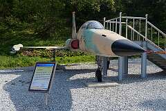 A Northrop F-5A/B Freedom Fighter, a supersonic light fighter aircraft.