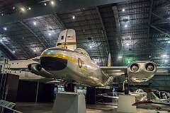 A  North American B-45C Tornado, the first American four-engine jet bomber to fly.