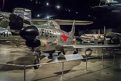 A North American F-86D Sabre, an all-weather interceptor.