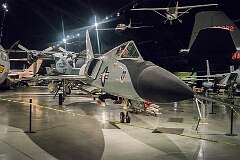 A Convair F-106A Delta Dart, an all-weather interceptor developed from the Convair F-102 Delta Dagger.