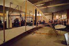 The 1903 Wright Flyer, the world's first successful airplane.