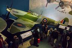 The Supermarine Spitfire Mk VII, a British single-seat fighter aircraft.