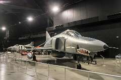 The McDonnell Douglas RF-4C Phantom II, a  tactical reconnaissance aircraft, a modification of the F-4C fighter.