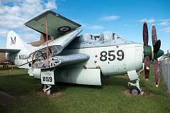A Fairey Gannet AS Mk.1 XA331, a British carrier-borne aircraft of the post-Second World War era.