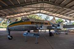 A De Havilland DH.114 Heron, a British airliner that first flew in 1950, of Connair (formerly Connellan Airways).