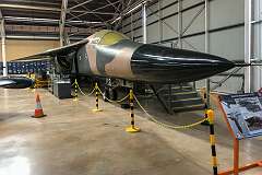 A General Dynamics F-111C (nicknamed the "Pig") Fighter-bomber and reconnaissance aircraft.
