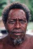 Ngautu, Temotu, Solomon Islands, 1983 - A man of Taumako island in the Duff Islands.