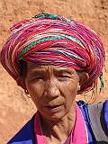 Kalaw, Shan State, Myanmar, 2006 - A woman of the Palaung people in Ywa Thit village.