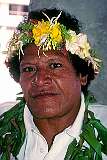 Vaitupu island, Tuvalu, 1999 - A Tuvaluan man.