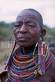 Maralal, Kenya, 1973 - An elderly Samburu woman.