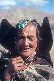 Alchi, Ladakh, India, 1979 - A Ladakhi woman, near Alchi Gompa.