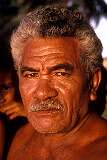 Fongafale, Tuvalu, 1999 - An elder of Funafuti atoll.