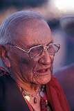 Wakapamni, South Dakota, USA, 1980 - Frank Fools Crow, Lakota (Sioux) chief and medicine man.