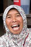Sembalun Bumbung, Lombok, Indonesia, 2019 - A happy woman of east Lombok island.
