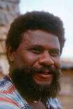Sulufou, Malaita, Solomon Islands, 1982 - A man of the artificial island northern Malaita.