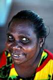 Numbulwar, NT, Australia, 1996 - A Nunggubuyu Aboriginal woman, east Arnhem Land.
