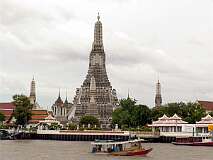 Bangkok, Thailand, 2004 - Wat Arun, the Temple of Dawn, across the Chao Phya River.