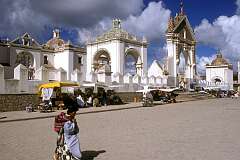 Copacabana, Bolivia, 2000 - The Moorish style Cathedral, built between 1605 and 1820.