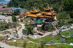 Sungai Pinang Besar, Perak, Malaysia, 2017 - The Chinese Taoist Fu Lin Kong Temple, on the island of Pulau Pangkor.