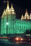 Salt Lake City, Utah, USA, 1980 - Salt Lake Temple, The Church of Jesus Christ of Latter-day Saints.