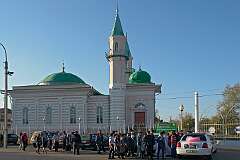 Semey, Kazakhstan, 2011 - The Anet Baba Kishikuly Mosque, on Ulitsa Abaya.