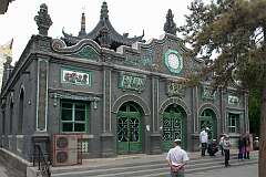Hohhot, Inner Mongolia, China, 2011 - The Great Mosque, founded during the Qing Dynasty, for the Hui Muslim Minority that migrated here.