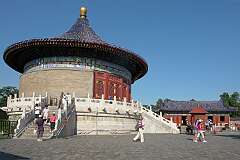Beijing, China, 2011 - The Hall of Prayer for Good Harvests of Tiantan, the Temple of Heaven, built in 1406–1420 (Ming dynasty).