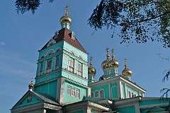 Almaty, Kazakhstan, 2011 - The Russian Orthodox Nikolsk Sobor (St Nicholas Cathedral), built in 1909.