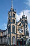 Paramaribo, Suriname, 2026 - The wooden Saint Peter and Paul Basilica, built 1885-1901.