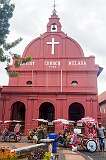 Melaka, Malaysia, 2017 - The Dutch Reformed Christ Church, built in 1753.