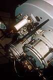 The telescope at the Bosscha astronomical observatory in Lembang, Java, Indonesia in 1976.