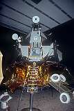 The Apollo moon lander with the Lunar Roving Vehicle (LRV).