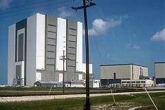 The VAB, Vehicle Assembly Building where large space vehicles, like the Saturn V and the Space Shuttle were assembled at Cape Canaveral.