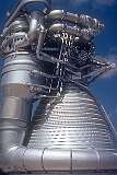 A rocket engine at the Kennedy Space Center Visitor Complex, Cape Canaveral, the site of American space missions.