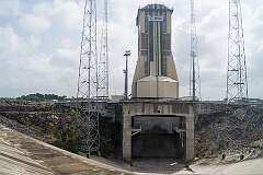 The launch site of Russian Soyuz rockets at the Centre Spatial Guyanais, Kourou, French Guyana.