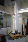 A model of an Ariane 5 rocket, at the Centre Spatial Guyanais, Kourou.