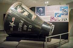 A Space capsule of Project Gemini, NASA's second human spaceflight program.