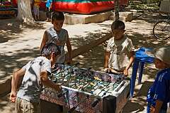 Xiva, Xorazm, Uzbekistan, 2013 - Playing in the park, Dishan Qal'a, Khiva.
