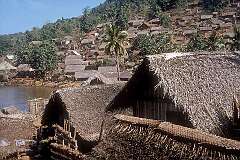 Chiconi, Mayotte - View of the village of Chiconi, on the west coast of Mayotte, in the Comoro Islands.