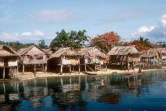 Auki, Malaita, Solomon Islands - Lilisiana village, near Auki on Malaita island.