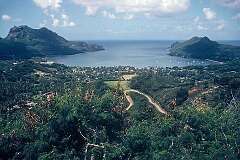 Nuku Hiva, Marequises, French Polynesia - The Bay of Taiohae, on the south coast of Nuku Hiva, Marquesas islands.